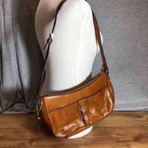 Etienne Aigner Cognac color leather pursef